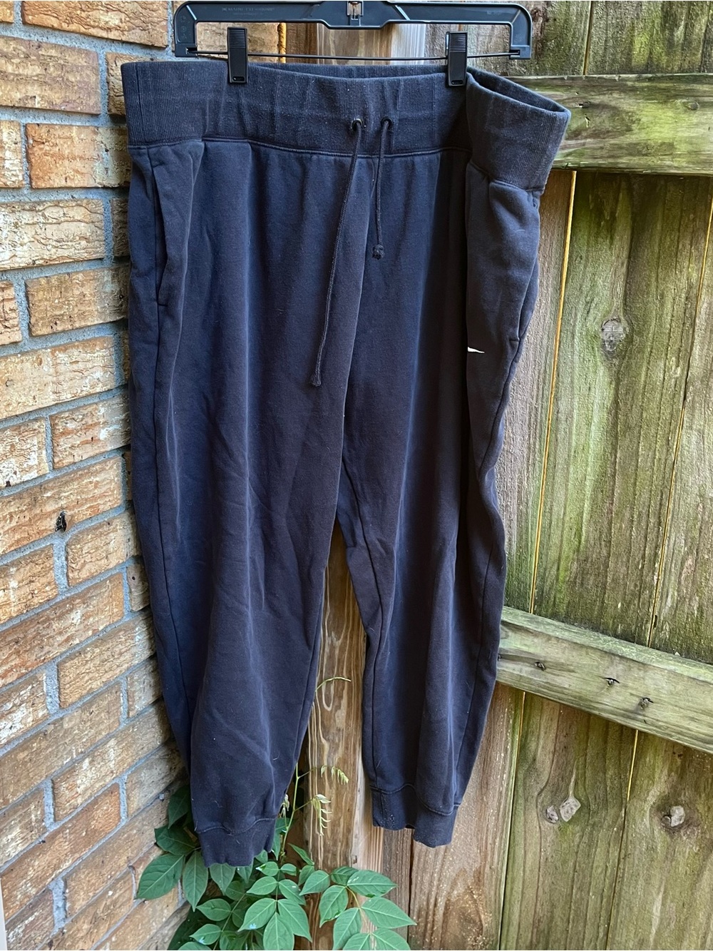 Nike Black Fleece Lined Joggers 23” Inseam